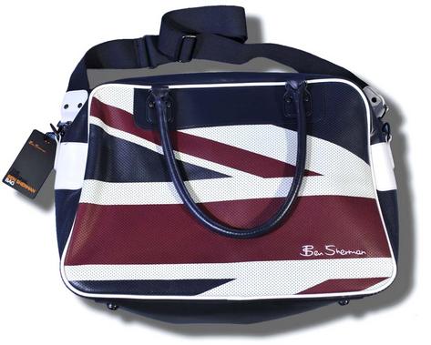 New Ben Sherman Perforated Union Jack Large Holdall Bag Preview